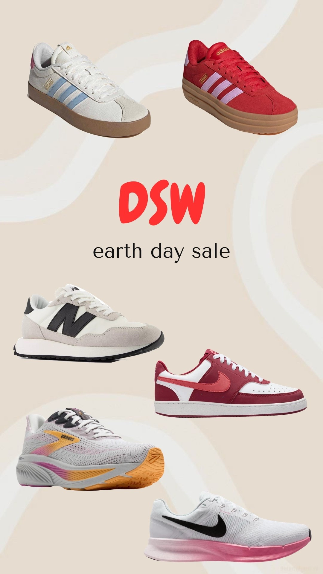 One day only DSW sale ‼️
Code: EARTHDAY

$15 off $49, $20 off $99, $60 of $199

#LTKActive #LTKTravel #LTKSaleAlert