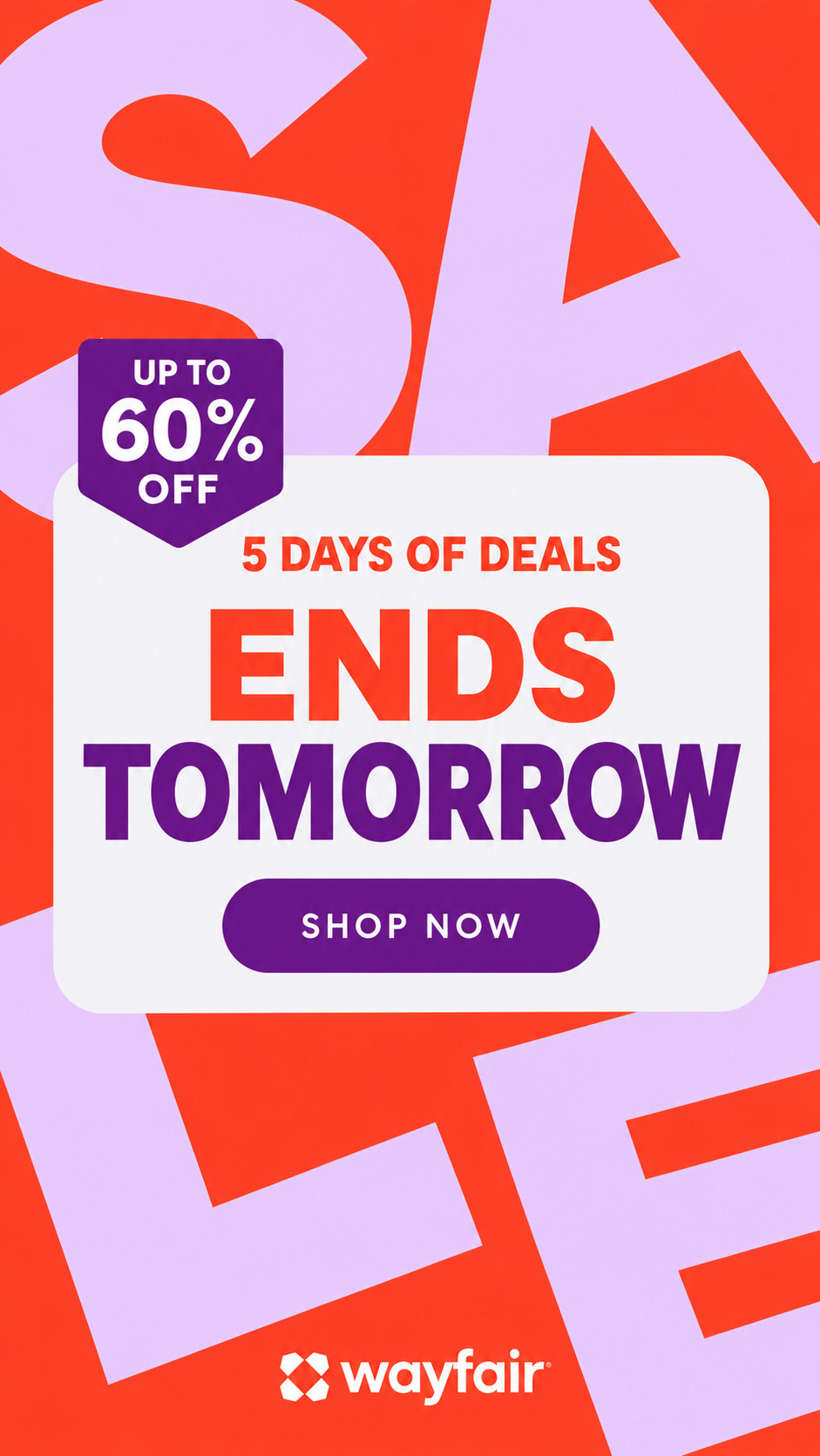 Wayfair’s 5 Days of Deals ends TOMORROW! 🛋️✨ Up to 60% off on some seriously gorgeous furniture finds! From cozy sofas and oversized sectionals to dreamy bedroom sets, dining tables, accent chairs, coffee tables, TV stands, and stylish storage cabinets, there are so many good pieces to refresh every corner of your home! 🤍 If you’ve been waiting to upgrade your space, now’s the time to shop these beautiful home furniture deals before the sale ends! 🛍️

#WayfairFinds #WayfairSale #WayfairDeals #FurnitureSale #FurnitureDeals #HomeFurniture #LivingRoomFurniture #BedroomFurniture #DiningRoomFurniture #SofaFinds #SectionalSofa #DiningTableSet #BedroomSets #AccentChairs #CoffeeTable #TVStand #StorageCabinet #HomeDecorFinds #LuxuryHomeDecor #AffordableFurniture #HomeInspo #LivingRoomInspo #BedroomInspo #HomeMakeover #ModernFurniture #CozyHome #LTKHome #LTKFinds #ShopLTK 

 #LTKSeasonal #LTKHome #LTKSaleAlert