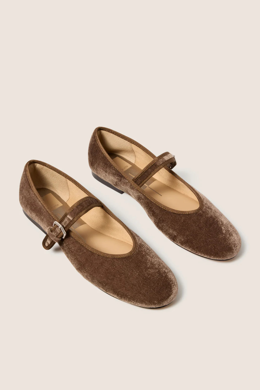 DOLCE VITA Women's Roslyn Ballet Flat, Size 9.5, Brown | Evereve