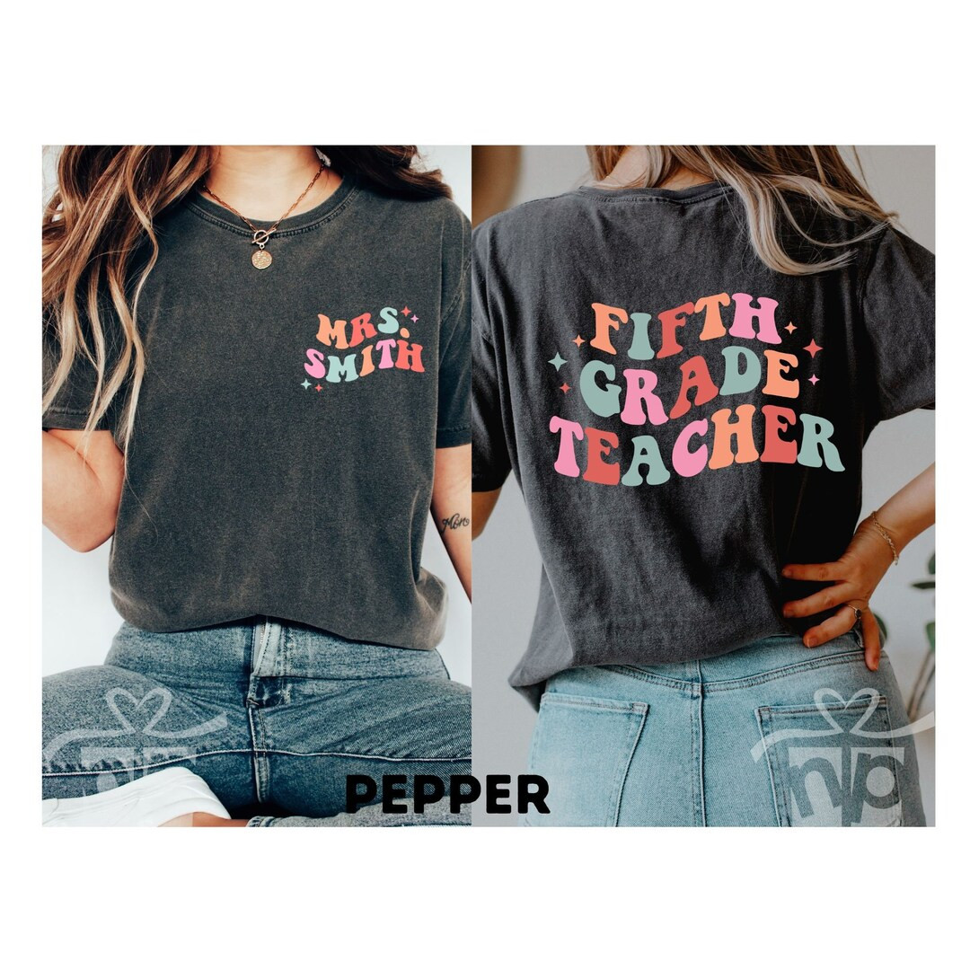 Fifth Grade Teacher Shirt, 5th Grade Teacher Shirt, Fifth Grade T-shirt, 5th Grade Squad, Teacher... | Etsy (US)