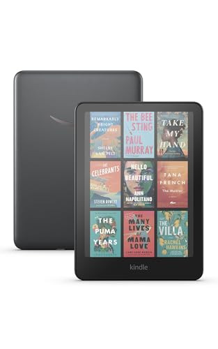 Amazon Kindle Colorsoft Signature Edition 32GB (newest model) – With color display, auto-adjusting front light, wireless charging, and long battery life - Metallic Black | Amazon (US)