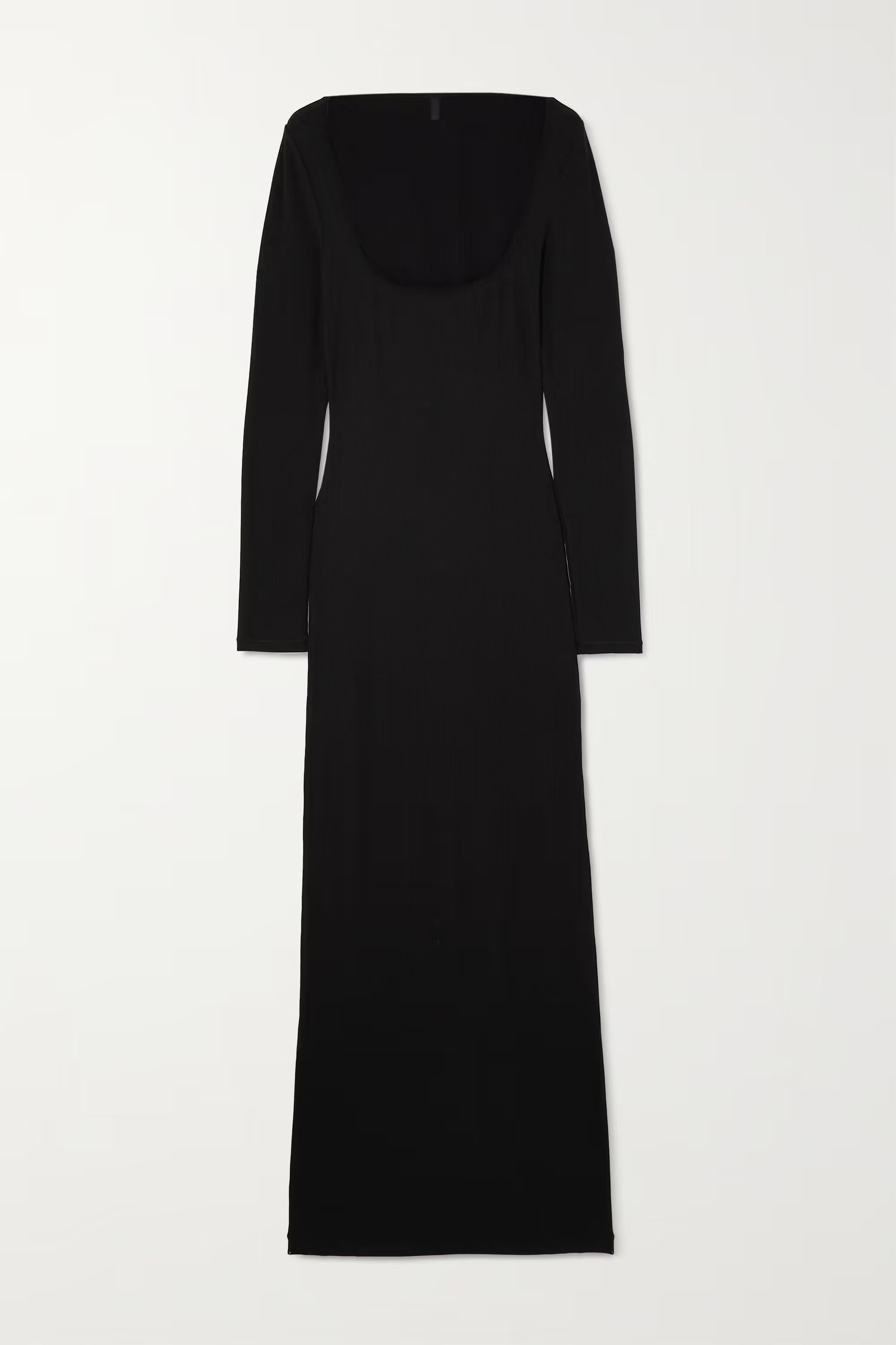 Soft Lounge ribbed stretch-modal maxi dress - Onyx | NET-A-PORTER (UK & EU)