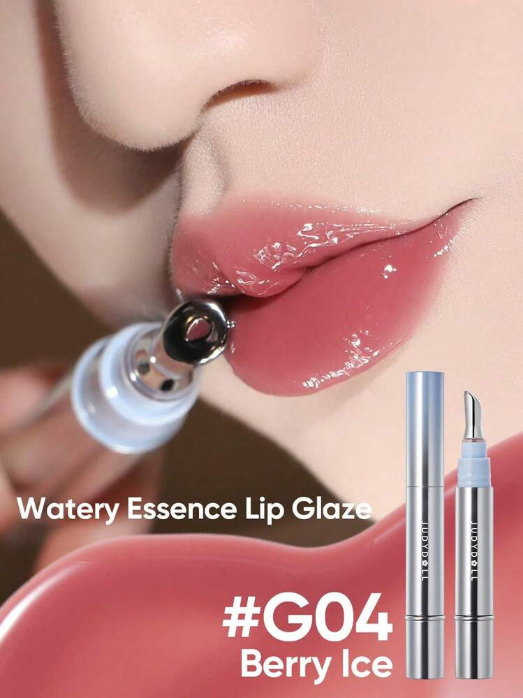 JUDYDOLL Watery Essence Lip Glaze, Orange Blossom Diamond Essence Lip Gloss, Mirror Shine Lip Lacquer, Lip Oil, Lipstick, Lip Care, Exfoliating Lip Balm, Gift, Date Makeup, Party Makeup, Makeup For Beginners, Niche & Special Gifts For Friends, Girlfriends, Wives, Wedding Essentials, Wedding Guests, Bachelorette Party, Natural College Makeup, Sweet Makeup, Blood Red Makeup, Date Makeup | SHEIN