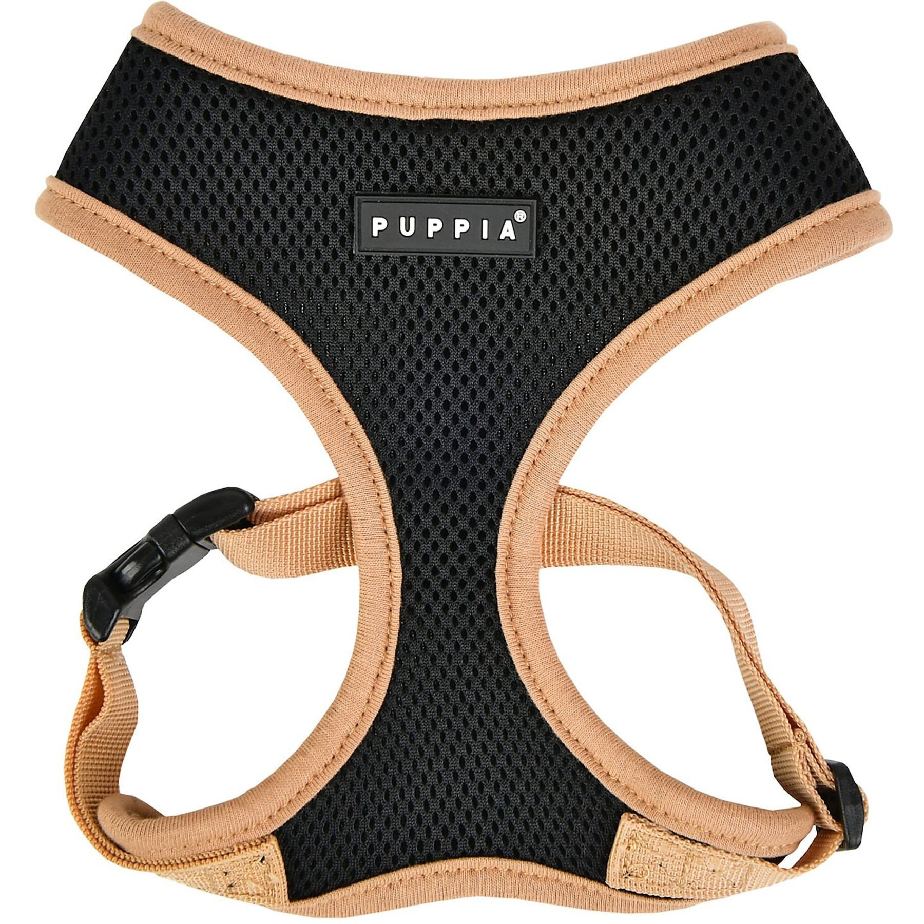 Puppia Soft II Dog Harness, Black, Large: 19 to 26-in chest | Chewy