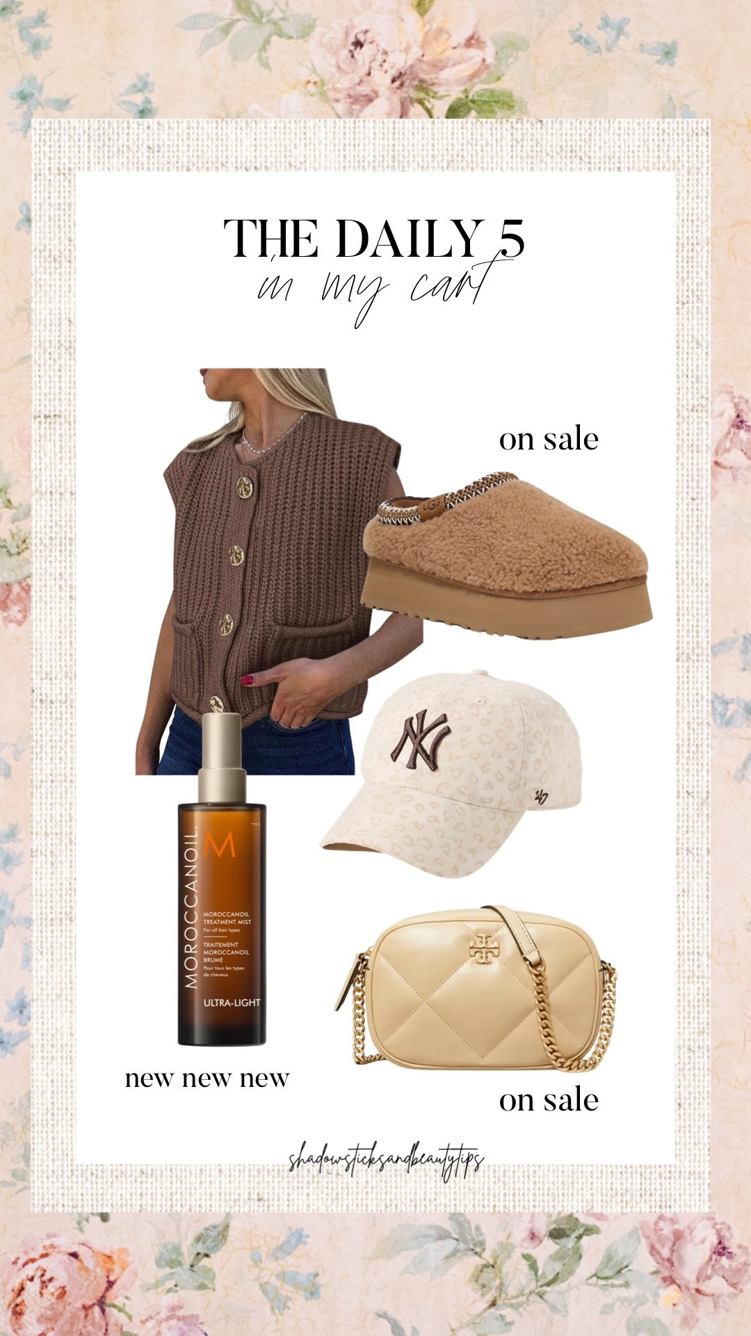 Ugg mules on sale, fall accessories 

The daily 5