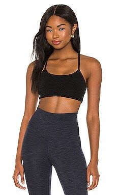 Beyond Yoga Spacedye Slim Racerback Bra in Darkest Night from Revolve.com | Revolve Clothing (Global)