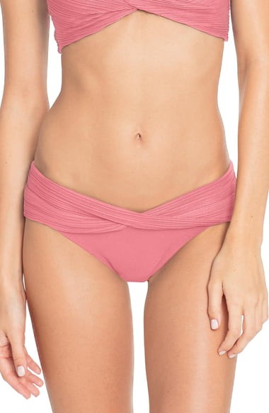 Robin Piccone Twist Waistband Hipster Bikini Bottoms | Nordstrom | Nordstrom