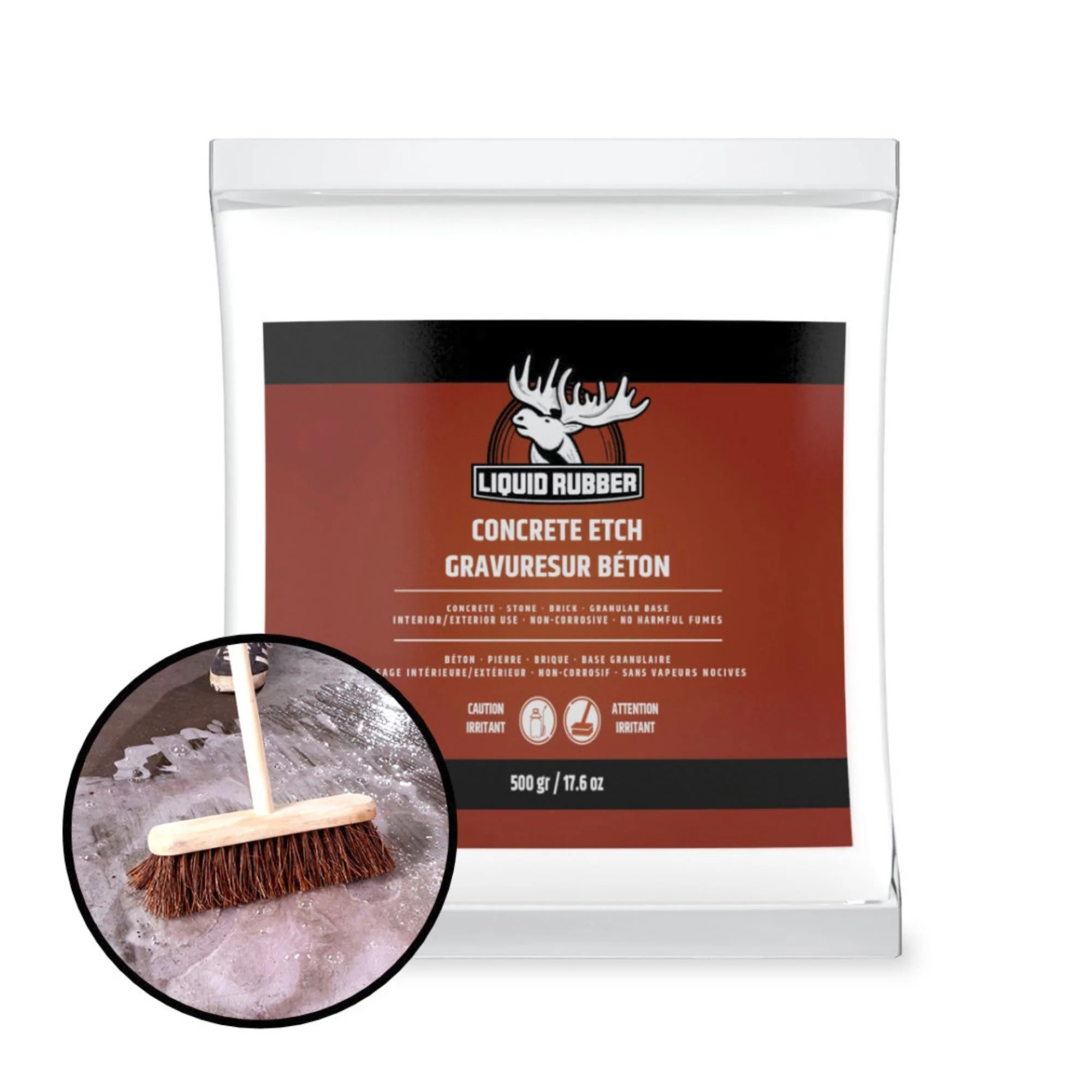 Liquid Rubber Concrete Etch Exterior Concentrated Cleaner and etcher ( Half-gallon ) | 63499US | Lowe's