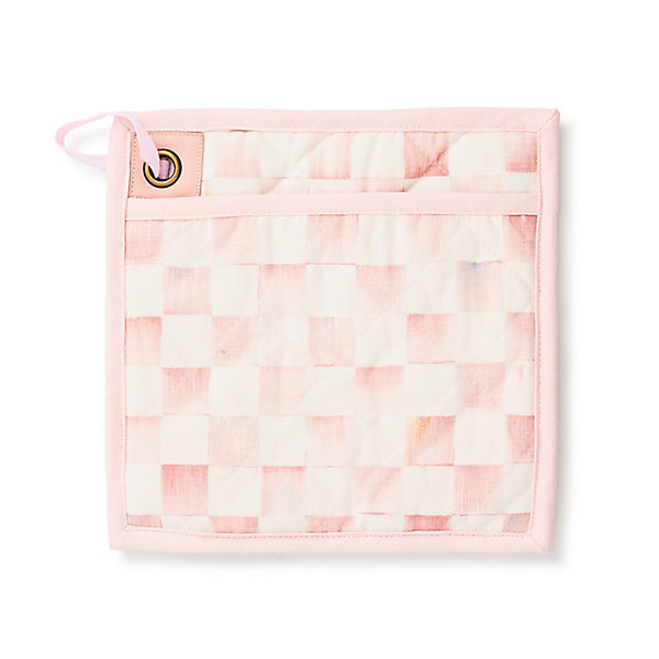 MacKenzie-Childs Rosy Check Potholder | MacKenzie-Childs
