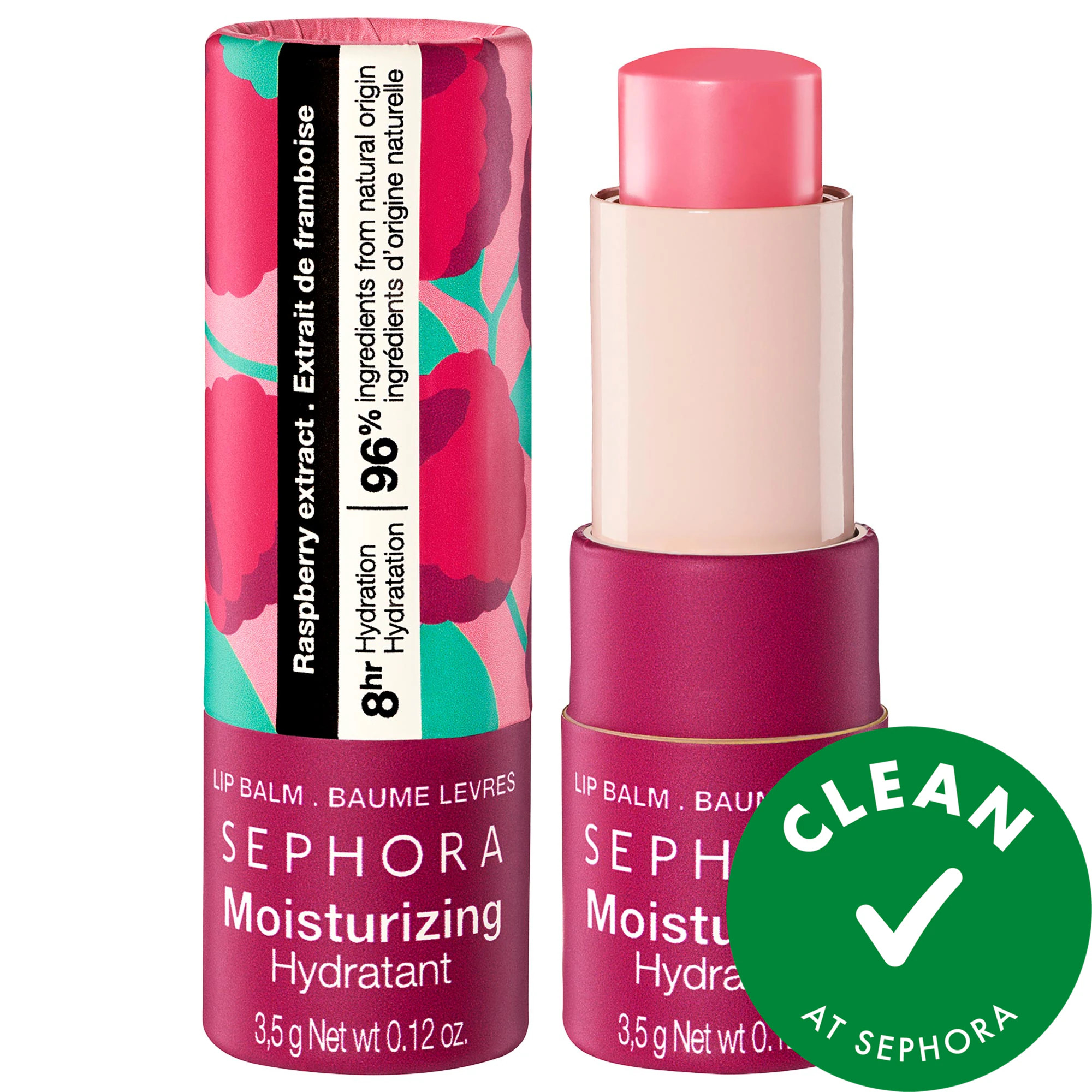 SEPHORA COLLECTION Moisturizing Lip Balm Raspberry 0.12 oz | Sephora (US)