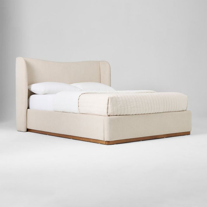 Kaufman Wood Plinth Shelter Bed | West Elm (US)