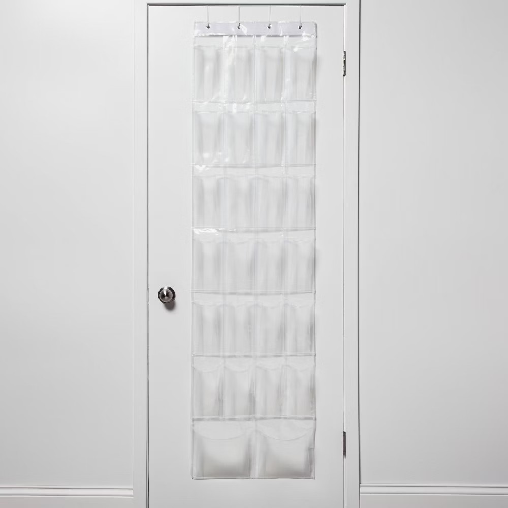 Over-the-Door Shoe Organizer Clear - Room Essentials | Target