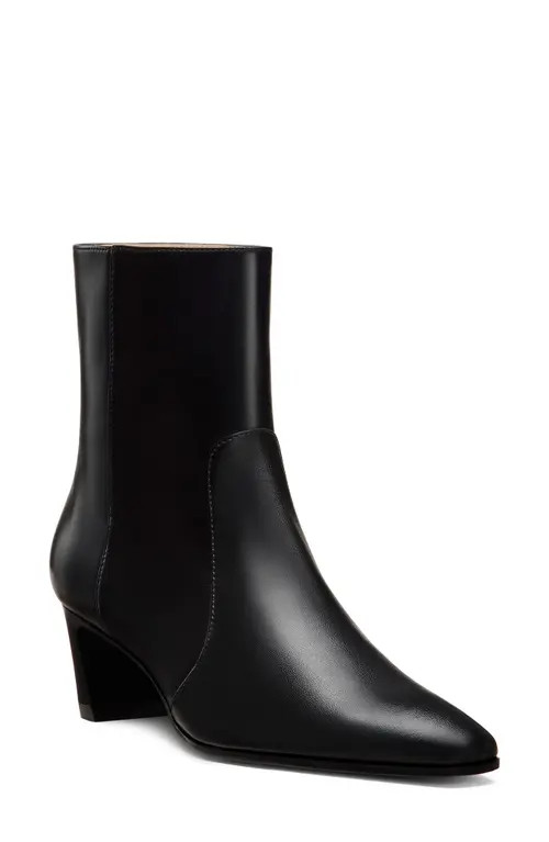 Stuart Weitzman Stassi Zip Bootie 50 in Black at Nordstrom, Size 7 | Nordstrom