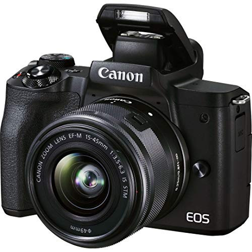 Canon EOS M50 Mark II + EF-M 15-45mm is STM Kit Black | Amazon (US)