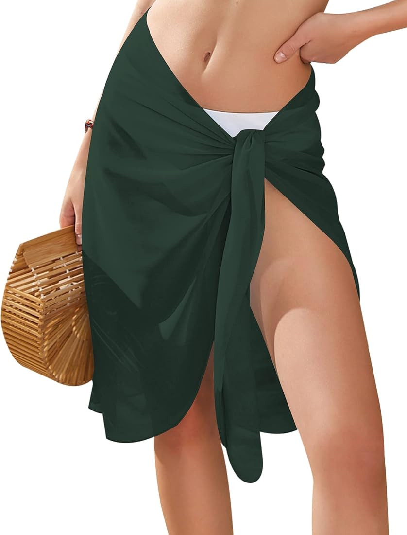 Ekouaer Women's Chiffon Swimsuit Sarong Cover Ups | Amazon (US)