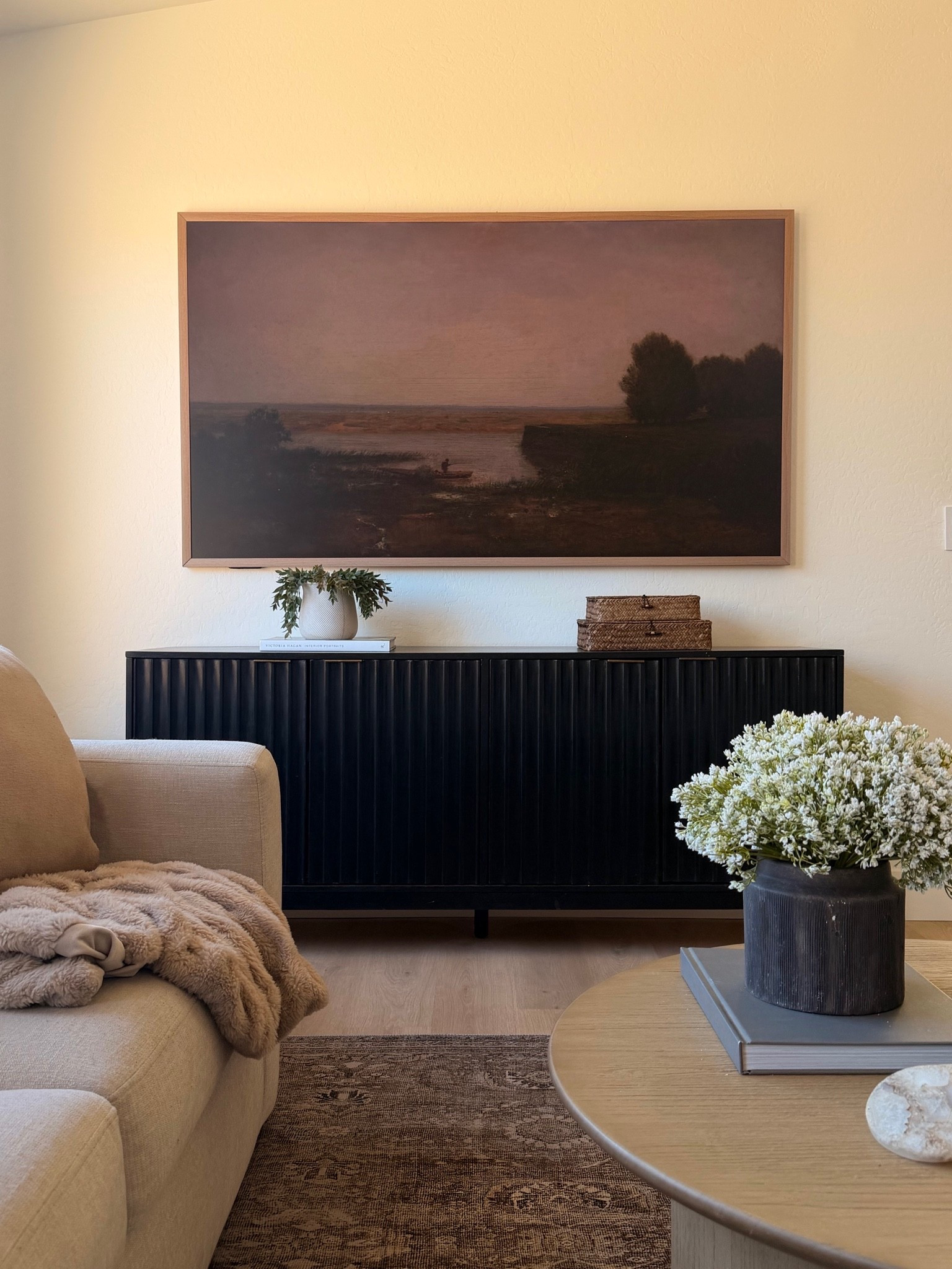 Cozy living room + TV stand decor inspo🤍

#LTKHome
