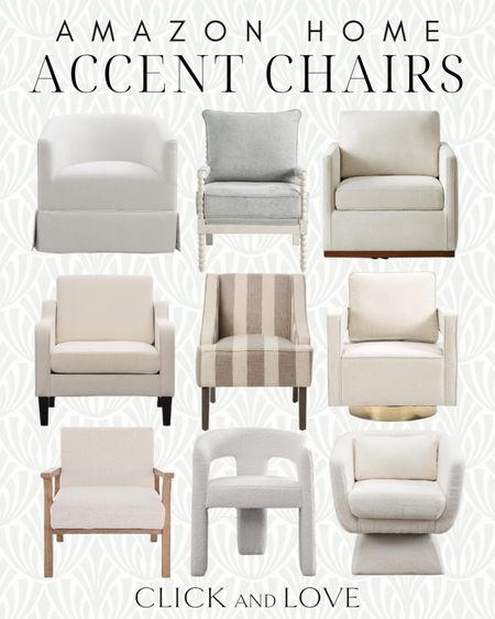 Amazon home accent chairs 👏🏼 a mix of styles and price points! 

Accent chair, arm chair, accent furniture, swivel chairs, upholstered chair, velvet
Chair. Seating area, living room, bedroom, dining room, Modern home decor, traditional home decor, budget friendly home decor, Interior design, look for less, designer inspired, Amazon, Amazon home, Amazon must haves, Amazon finds, amazon favorites, Amazon home decor #amazon #amazonhome




#LTKstyletip #LTKsalealert #LTKhome
