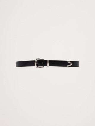 Embossed Leather Western Belt | Banana Republic (US)