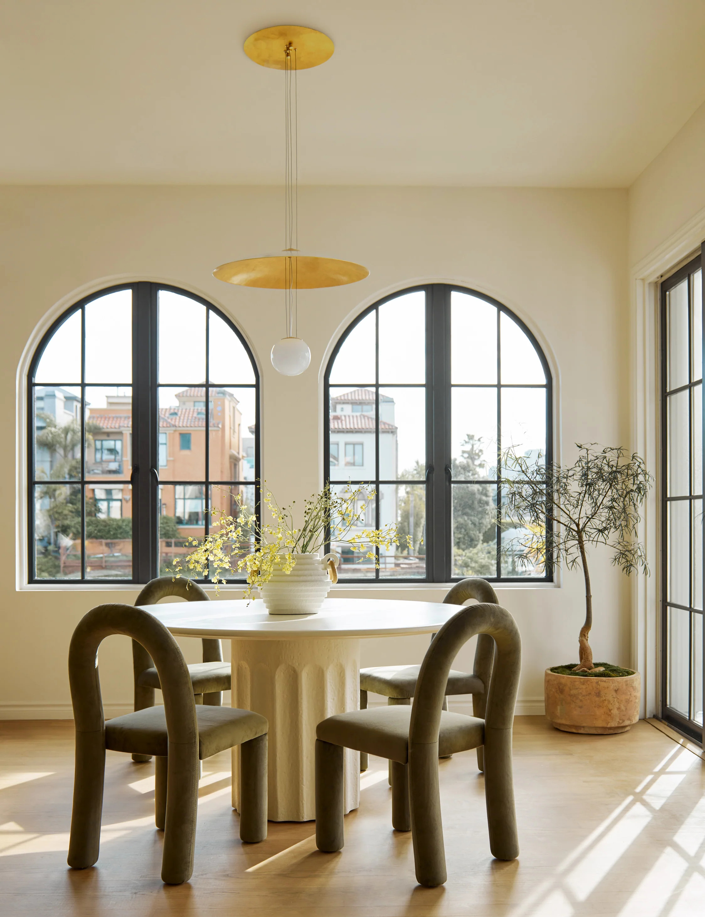 Doric Round Dining Table | Lulu and Georgia 