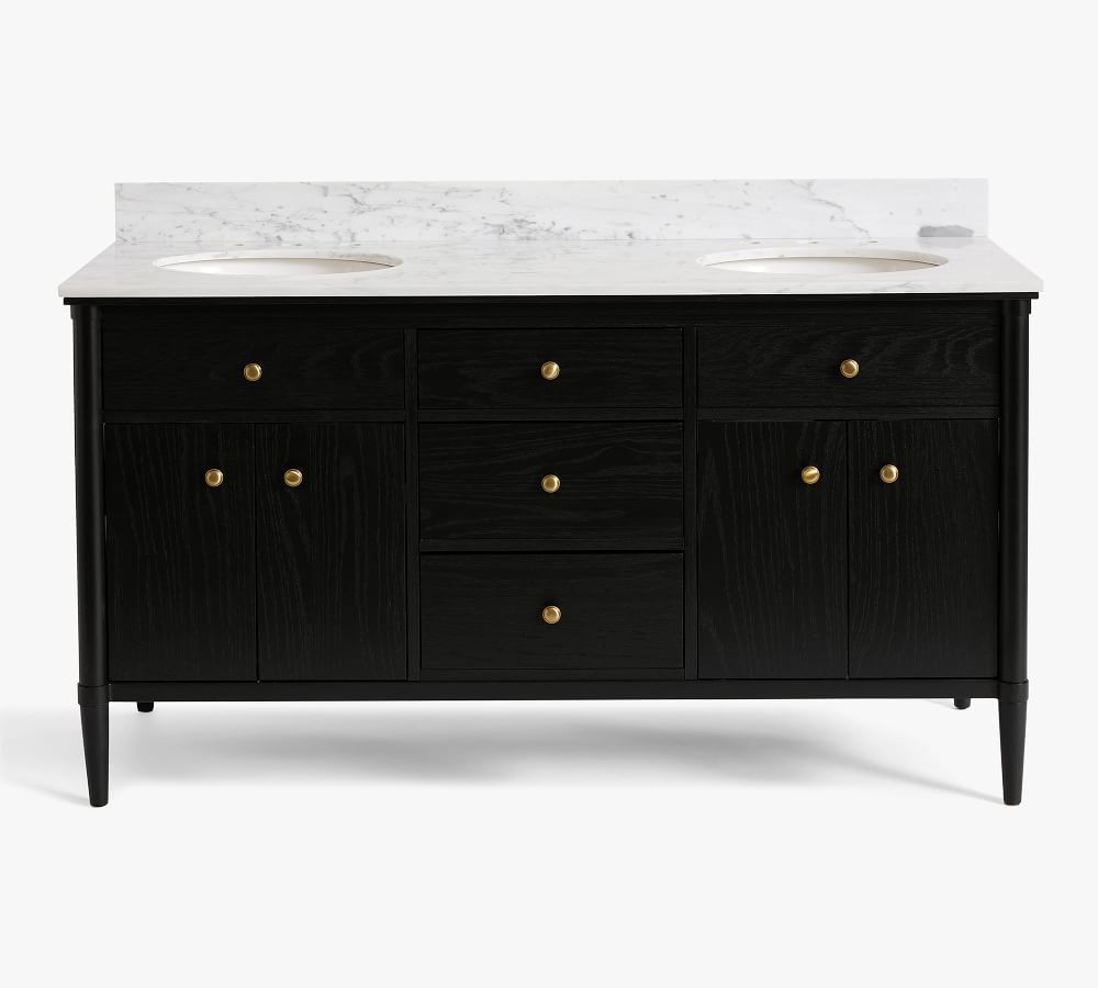 Harlow 60" Double Sink Vanity | Pottery Barn (US)