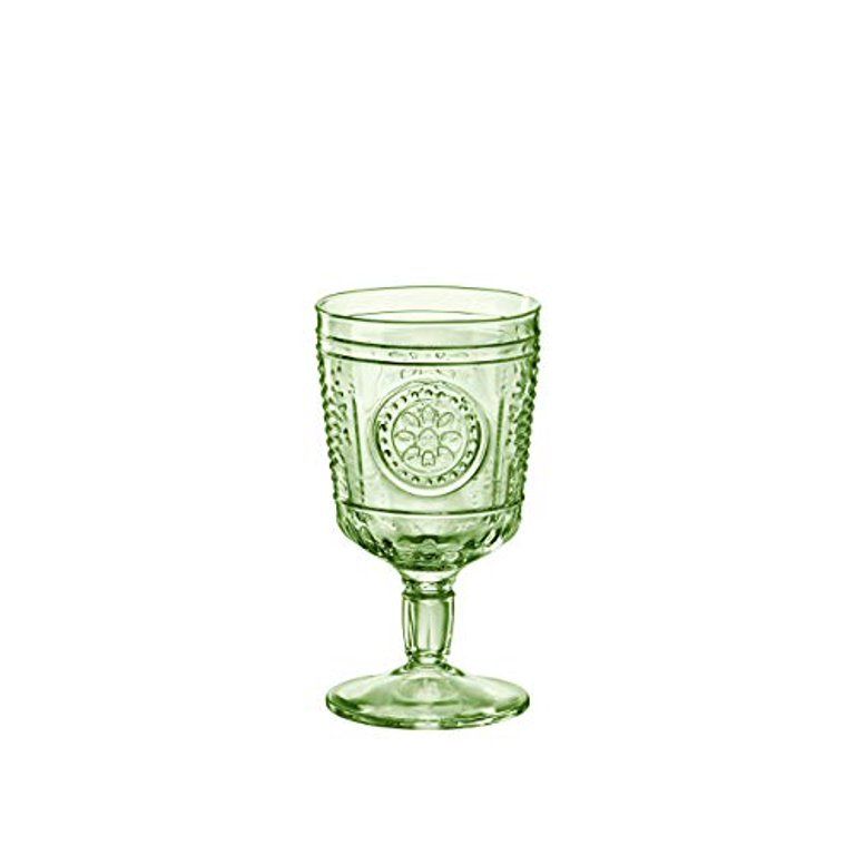 Bormioli Rocco Romantic Stemware Glass, Set of 4, 10.75 oz, Pastel Green | Walmart (US)