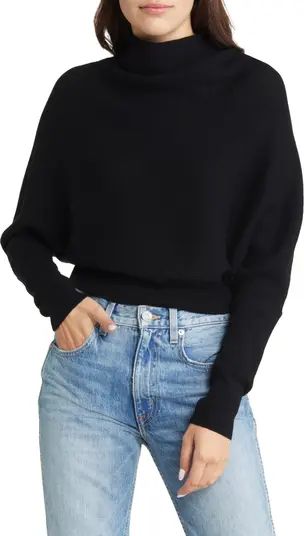 Ridley Cowl Neck Wool & Cashmere Crop Sweater | Nordstrom