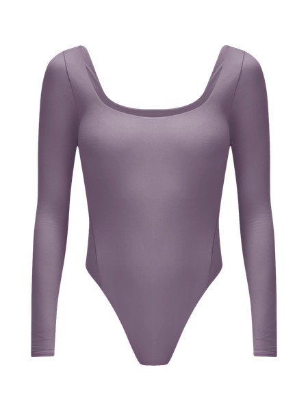 Wundermost Ultra-Soft Nulu Square-Neck Long-Sleeve Bodysuit | Women's Long Sleeve Shirts | lulule... | Lululemon (US)