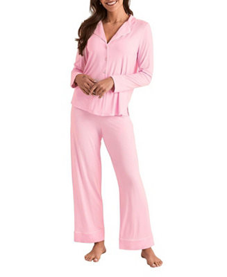 Women's Long Sleeve Top & Pants Pajama Set | Macy's