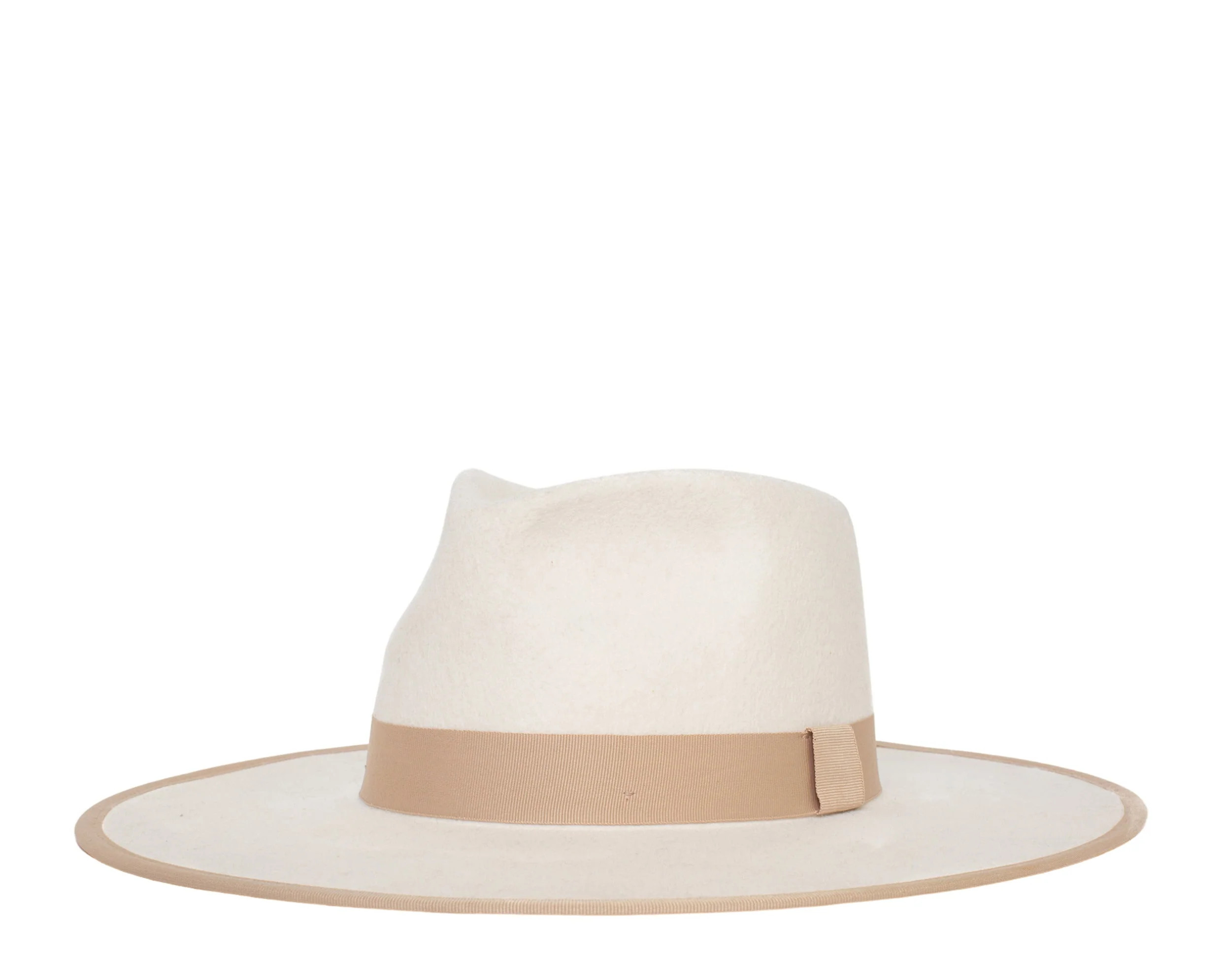 Goorin Bros Adore You Wool Felt Wide Brim Fedora Hat Ivory 100-0121-IVO | Shop Simon