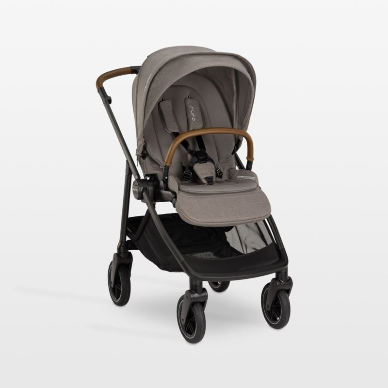 Nuna SWIV Granite Grey Lightweight Baby Stroller + Reviews | Crate & Kids | Crate & Barrel