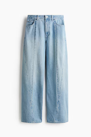 H & M - Seam-Detail Jeans - Blue | H&M (US + CA)