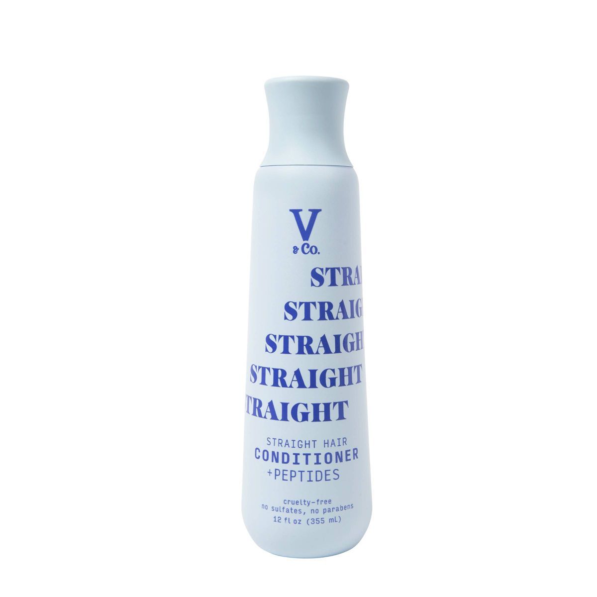 V&Co. Beauty Straight Hair + Peptide Conditioner - 12 oz | Target