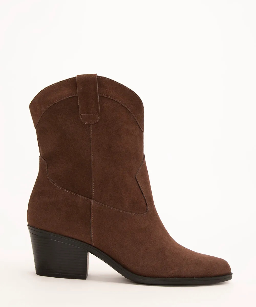 bota western salto médio oneself marrom | C&A (BR)