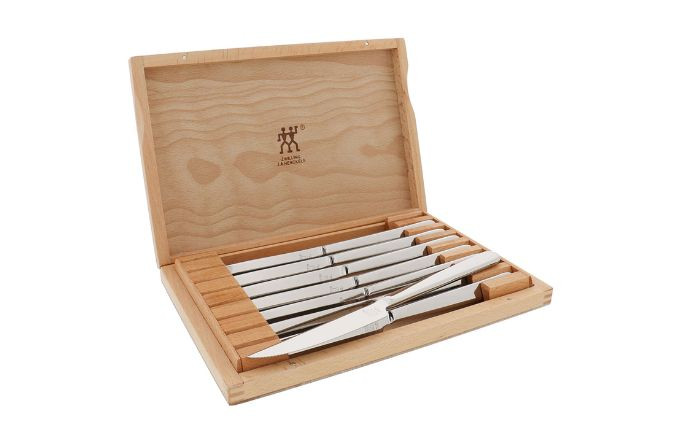 ZWILLING Steak Sets Stainless Steel Steak Knife Set with Wood Presentation Case  , 8-pc | The ZWILLING Group Cutlery & Cookware