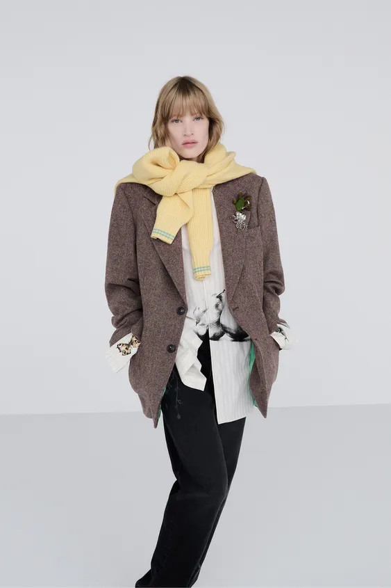 100% WOOL SUIT BLAZER | Zara UK