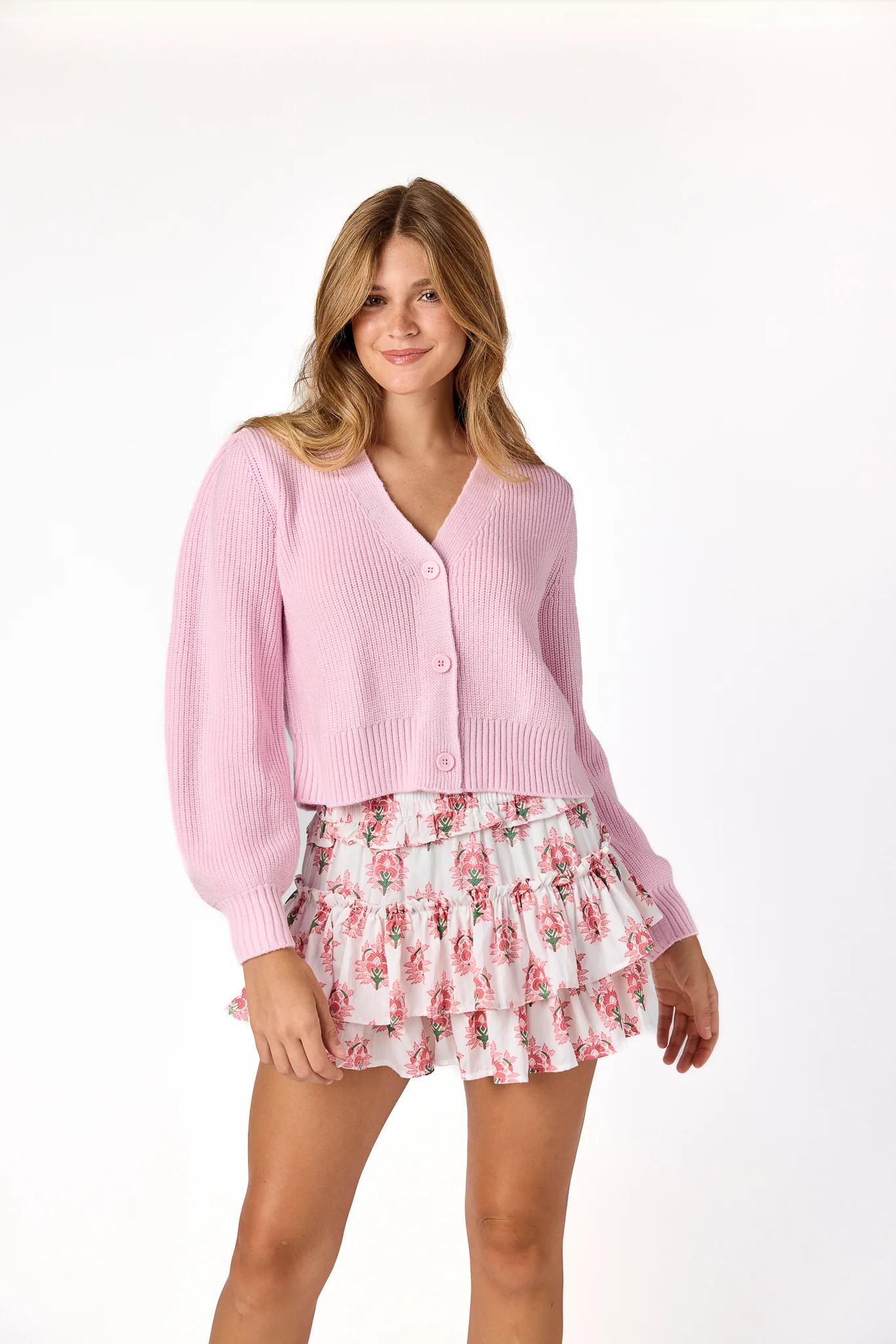 Callen Cardigan Pink | Cake For Dinner