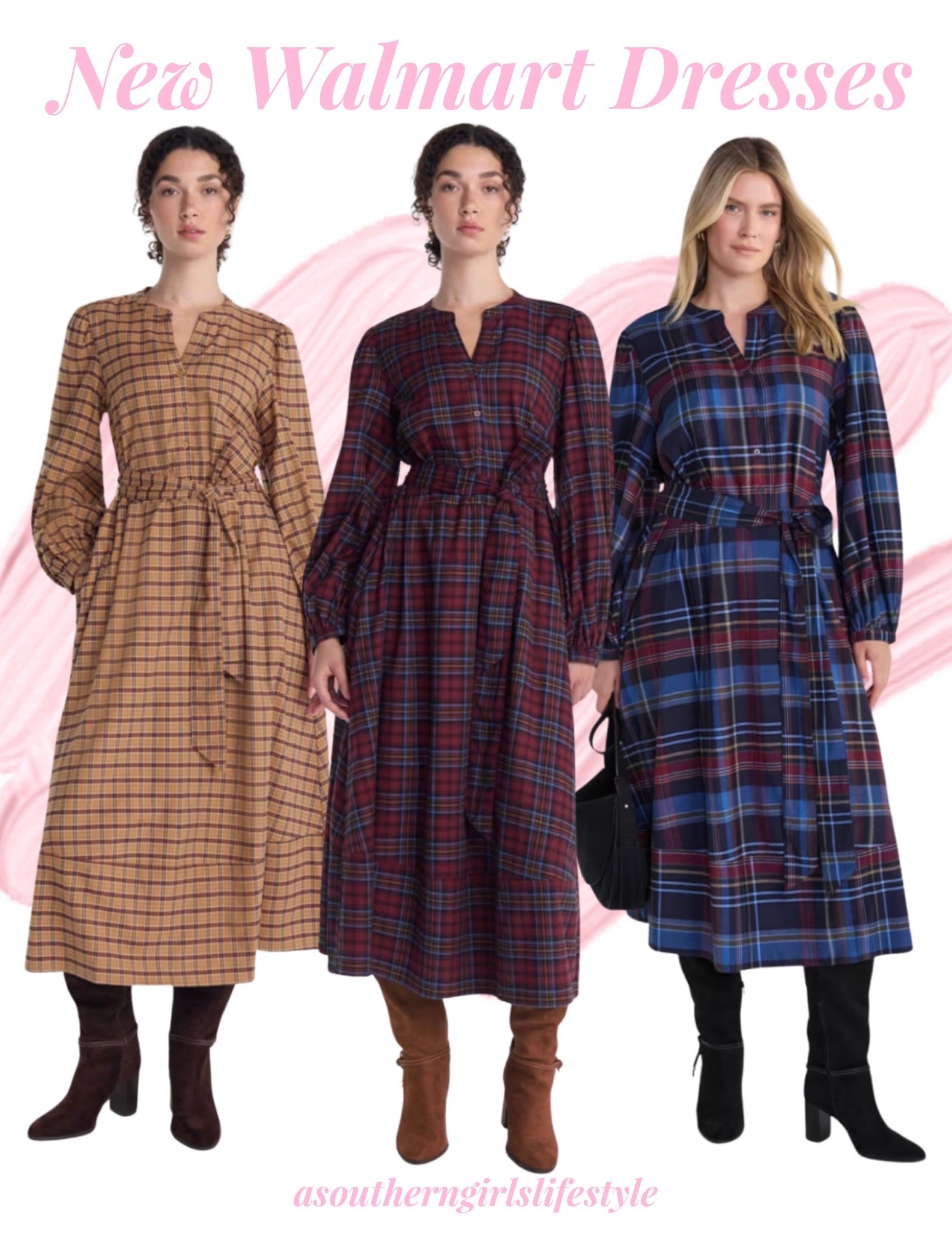 New right at $27 Plaid Belted Midi Dresses from my favorite new Walmart brand! 

Fall Dresses. Fall Outfits Women. Family Pictures. Walmart Fashion. Scenario.

#LTKSeasonal #LTKootd #LTKPetite