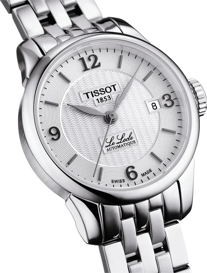 Le Locle Automatic Bracelet Watch, 25.3mm | Nordstrom Rack