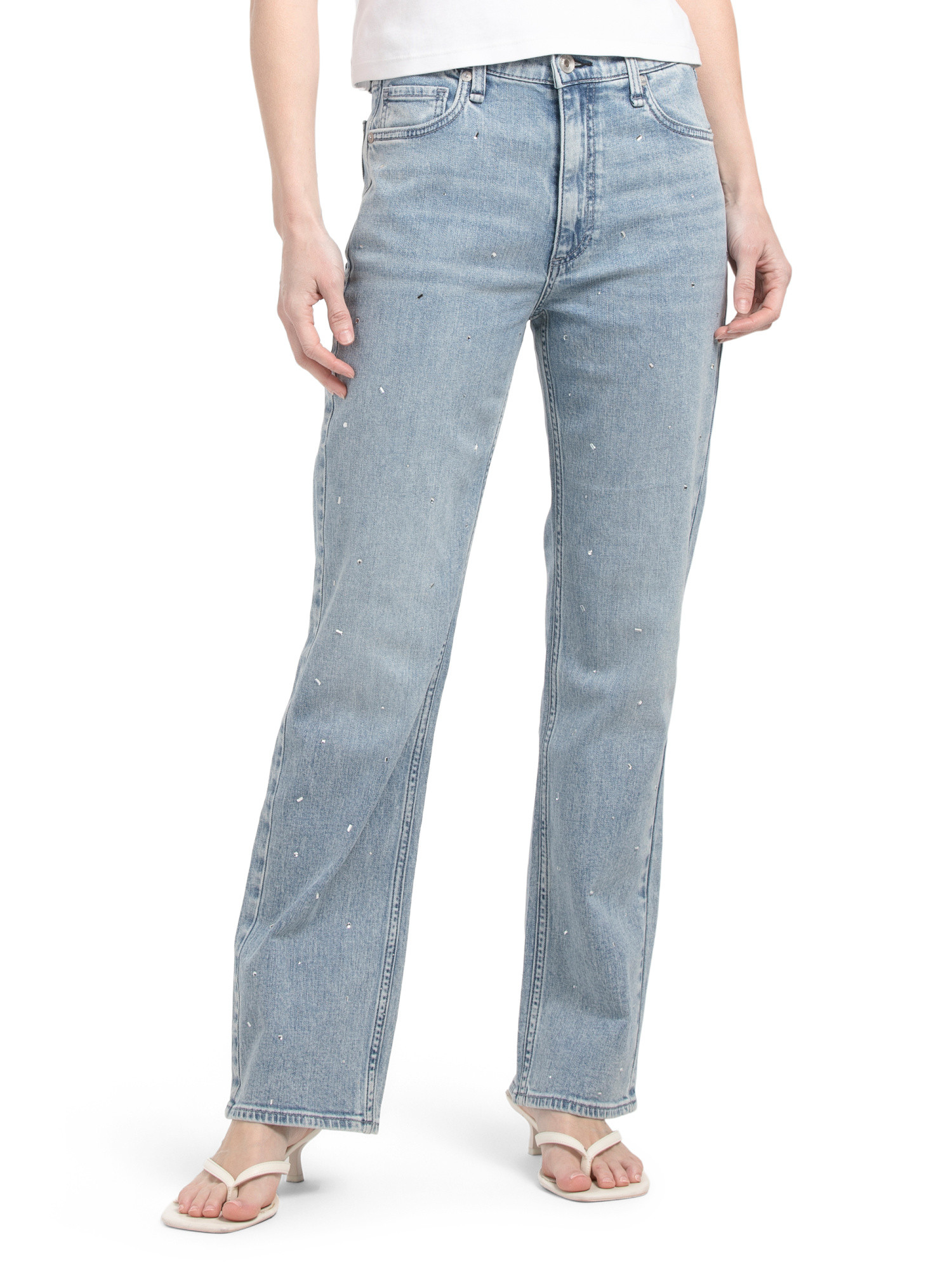 Hattie Mid Rise Full Length Jeans | TJ Maxx