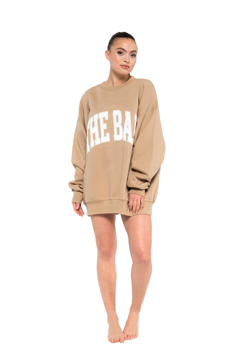 VARSITY SWEATSHIRT BEIGE | The Bar