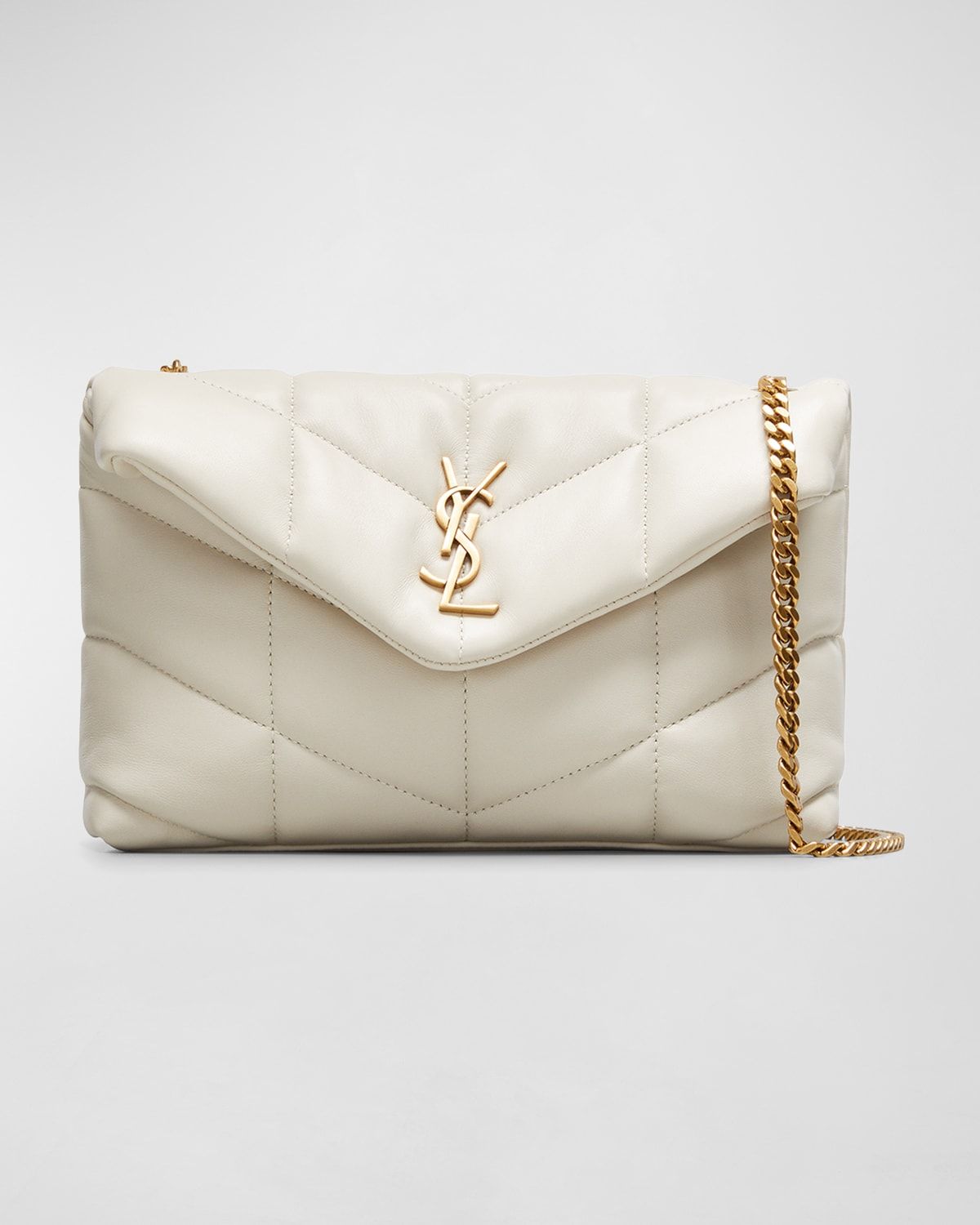 LouLou Toy YSL Puffer Quilted Lambskin Crossbody Bag | Neiman Marcus
