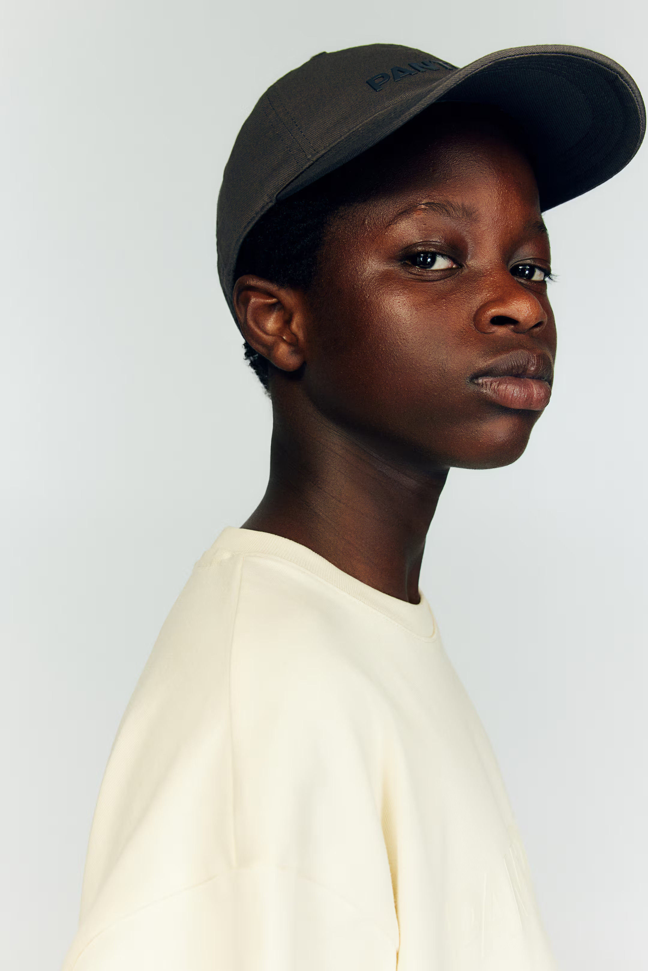 Embossed-print twill cap | H&M (UK, MY, IN, SG, PH, TW, HK)