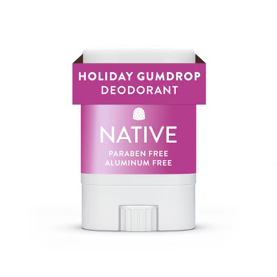 Native Limited Edition Holiday Aluminum-Free Mini Deodorant - Travel Size - Gumdrop - 0.35oz | Target