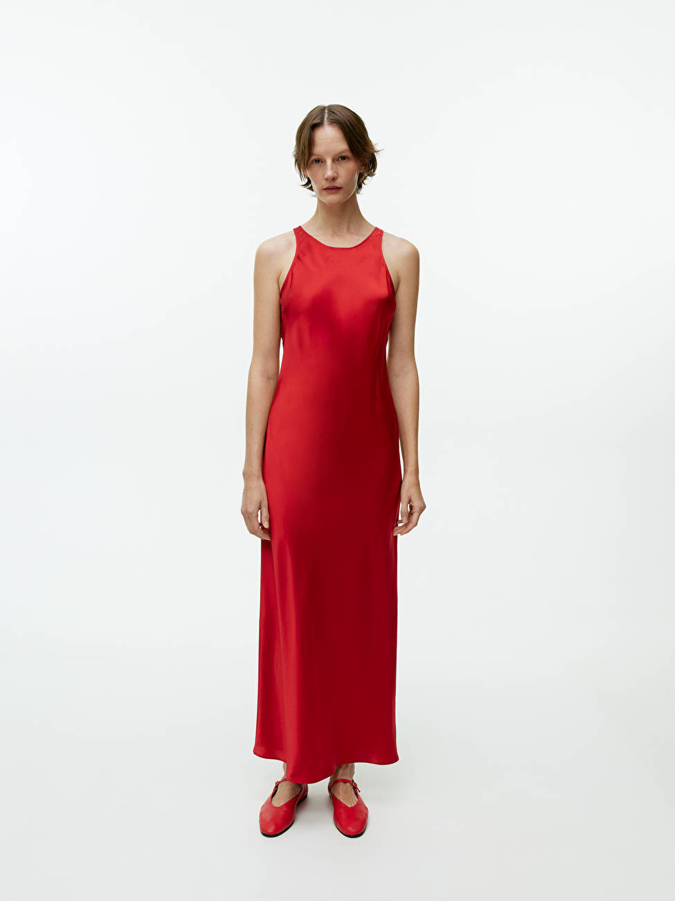 Slipkleid aus Seide - Rot - Loungewear - ARKET DE | ARKET (EU)