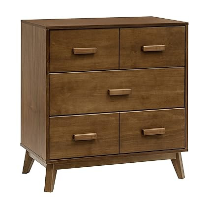 Babyletto Scoot 3-Drawer Changer Dresser with Removable Changing Tray in Natural Walnut, Greengua... | Amazon (US)