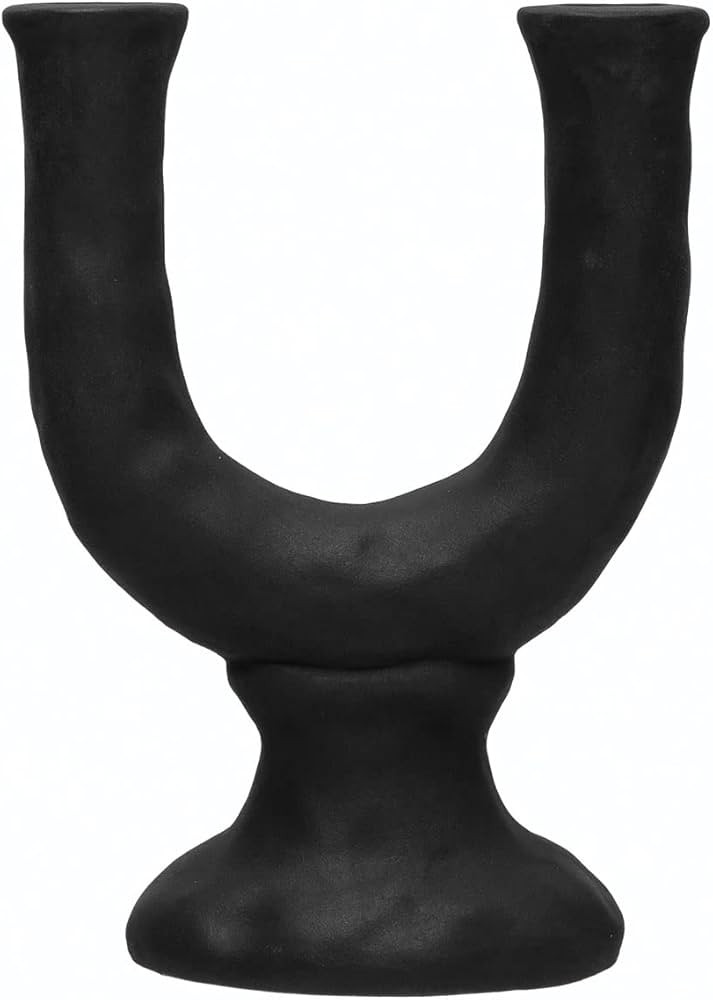 Creative Co-Op Stoneware Taper Holder | Amazon (US)