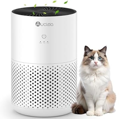 Aucleia Air Purifiers for Bedroom Home with H13 True HEPA Filter, 20dB Quiet Air Cl… | Amazon (US)