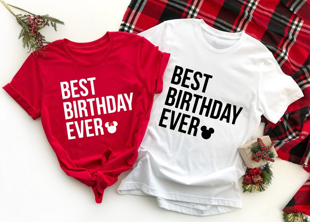 Best Birthday Ever Disney Shirt  Birthday Disney Shirt  - Etsy | Etsy (US)