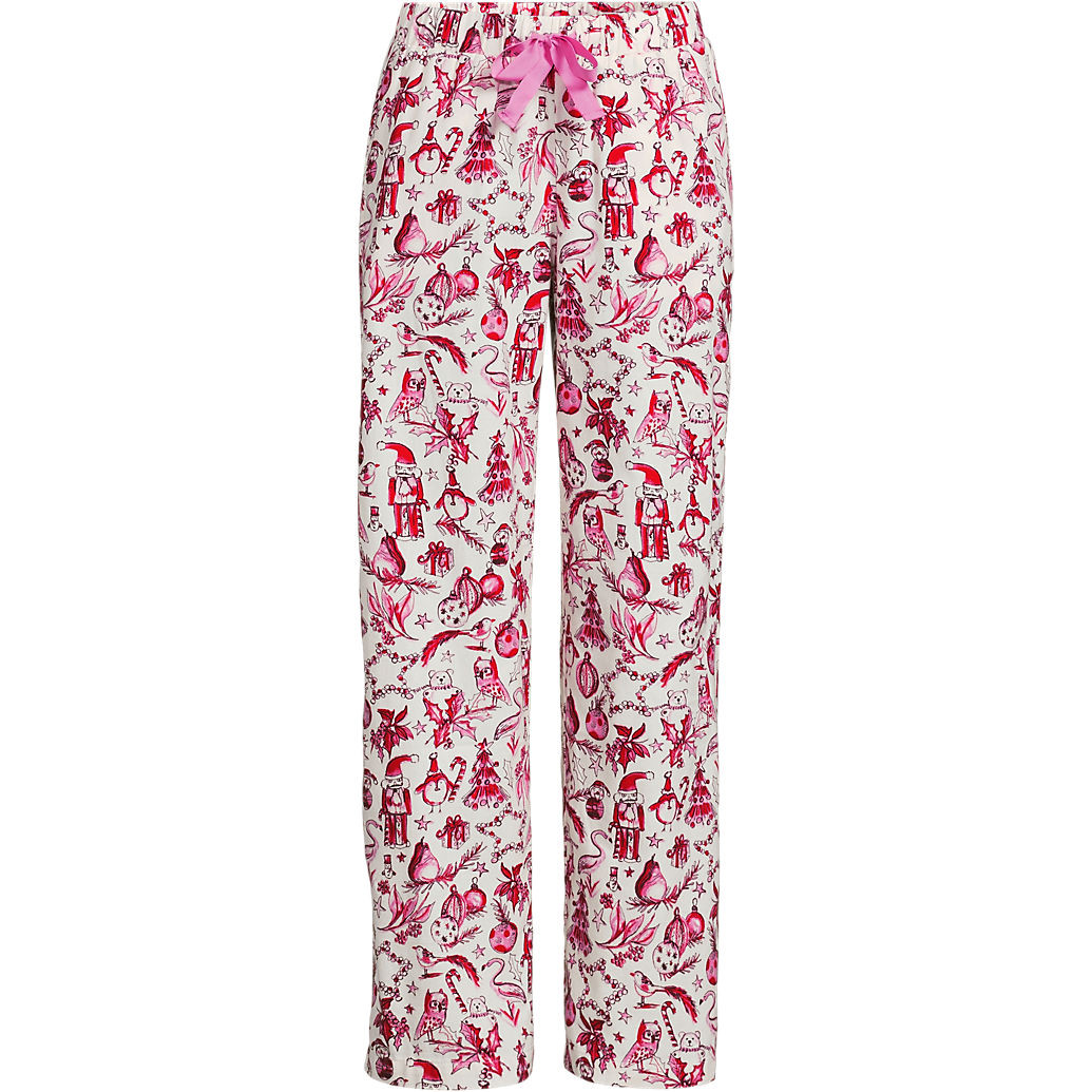 Women's Flannel Wide Leg Sleep Pants | Lands' End (US)