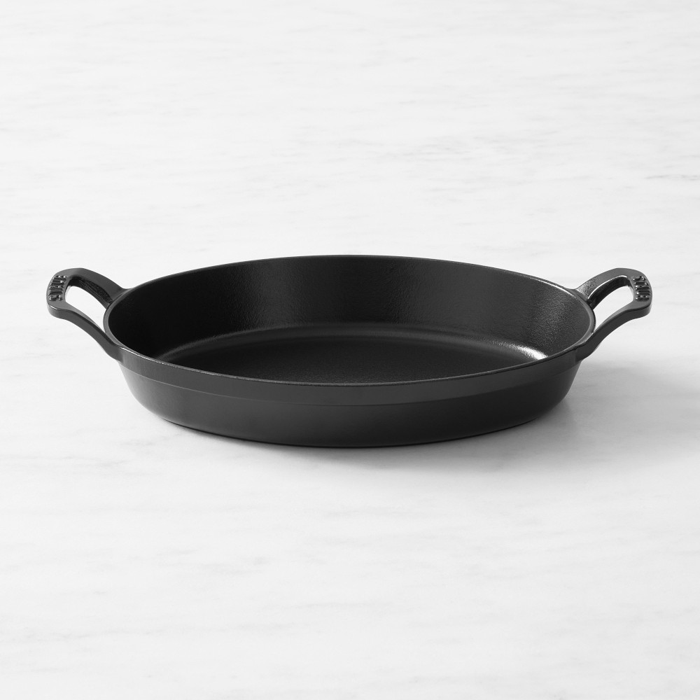 Staub Enameled Cast Iron Oval Gratin Baking Dish | Williams-Sonoma